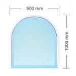 Sklo pod kamna ATHINA 6 mm